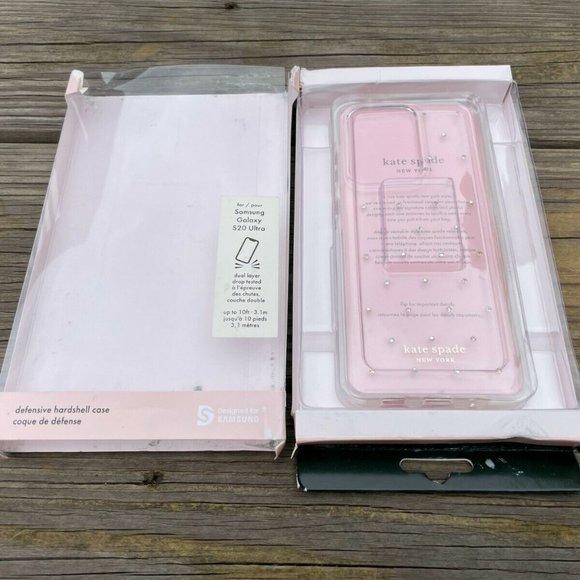 Kate Spade New York Phone Case for Samsung Galaxy S20 Ultra Clear w/ Crystal $50 - Picture 4 of 12